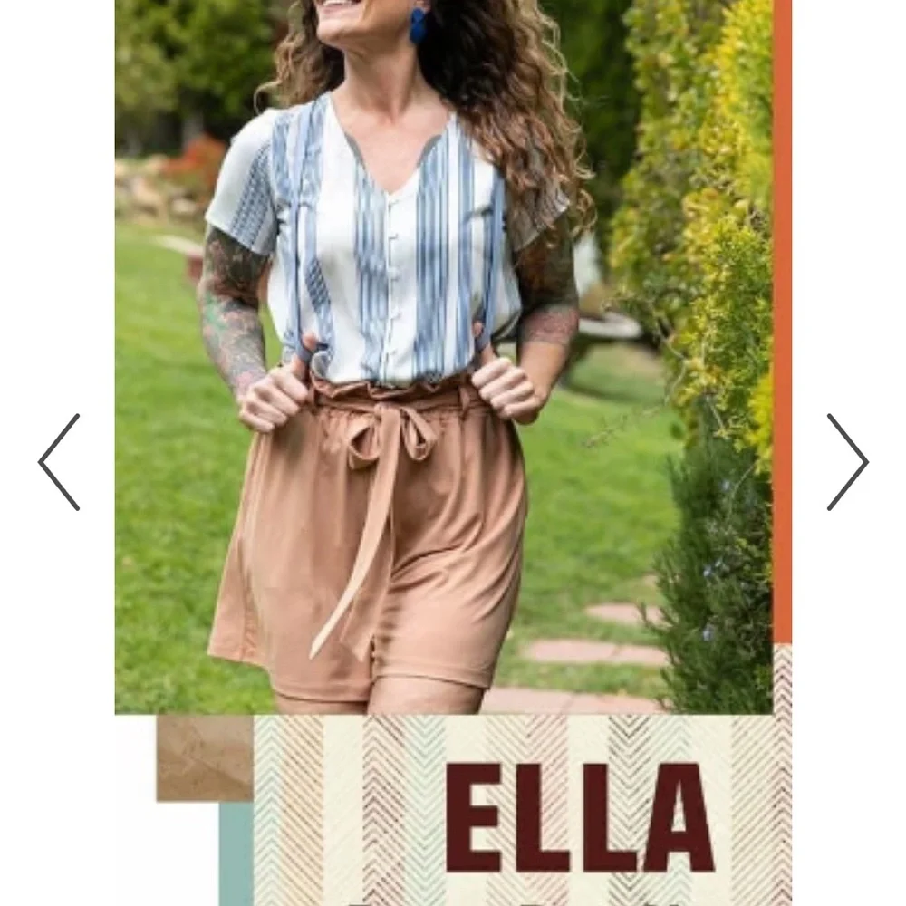 Lu La Roe paper bag Ella shorts - Picture 1 of 6